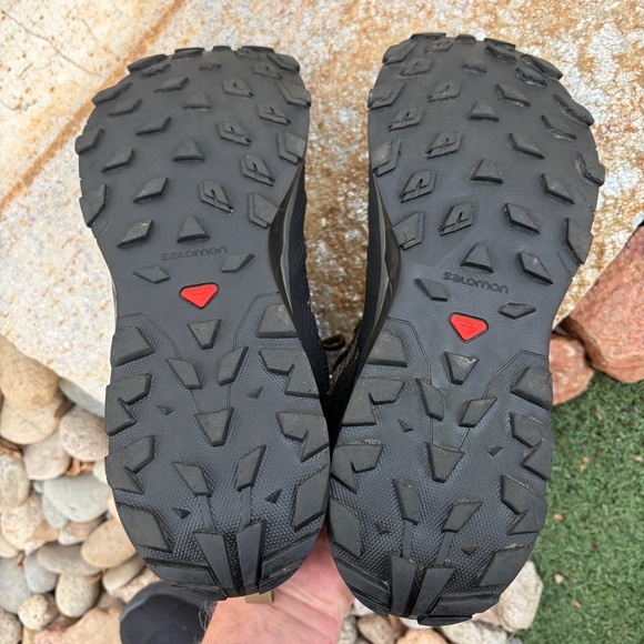 Salomon Mid Hiking Boots Contagrip Trail Shoes Mens 10 EU 44 - Picture 7 of 8